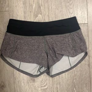 lululemon gray athletic shorts